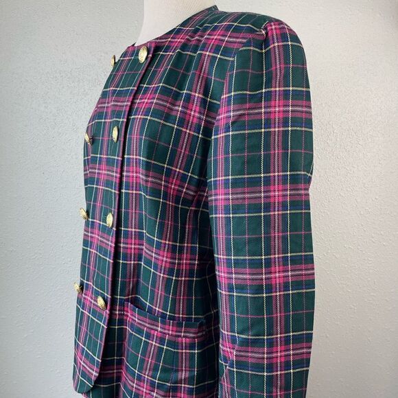 NWT Pendleton Matching Plaid Dress Jacket and Skirt - Picture 10 of 14